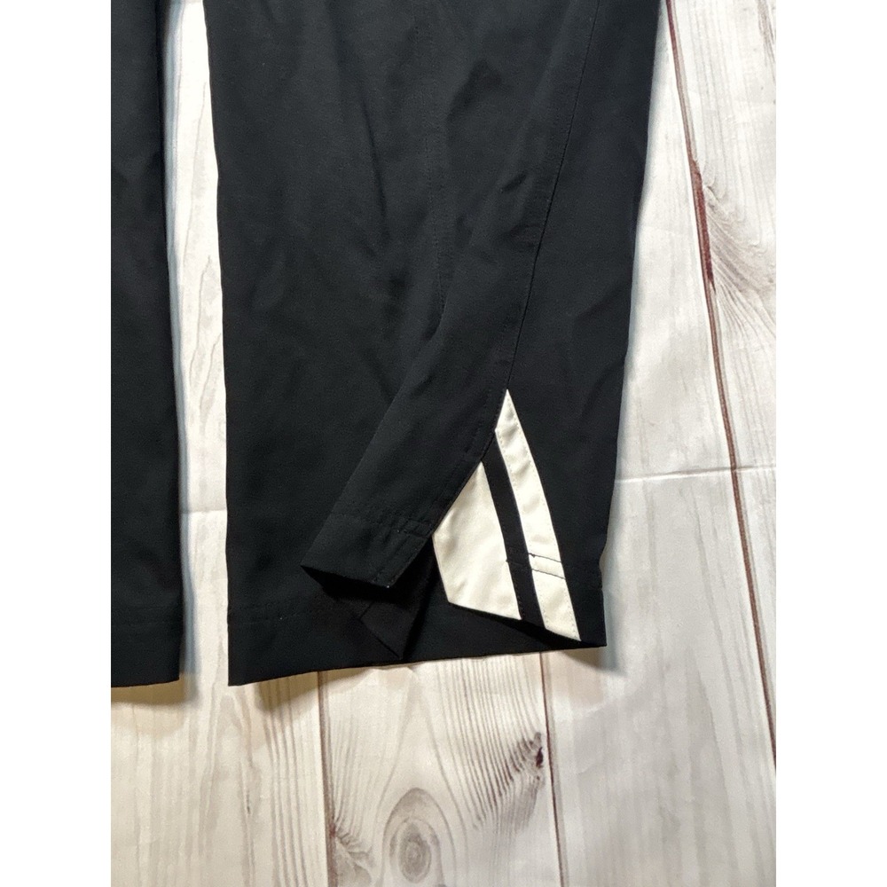 Nike Black Women’s Crop Striped Pants Sweatpants Athletic XL - Picture 2 of 7
